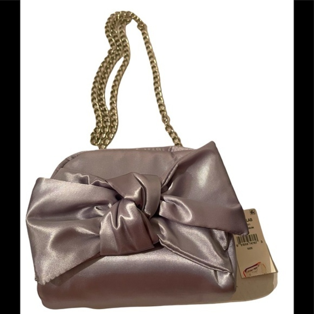 Design Lab Platinum Evening Bag NWT